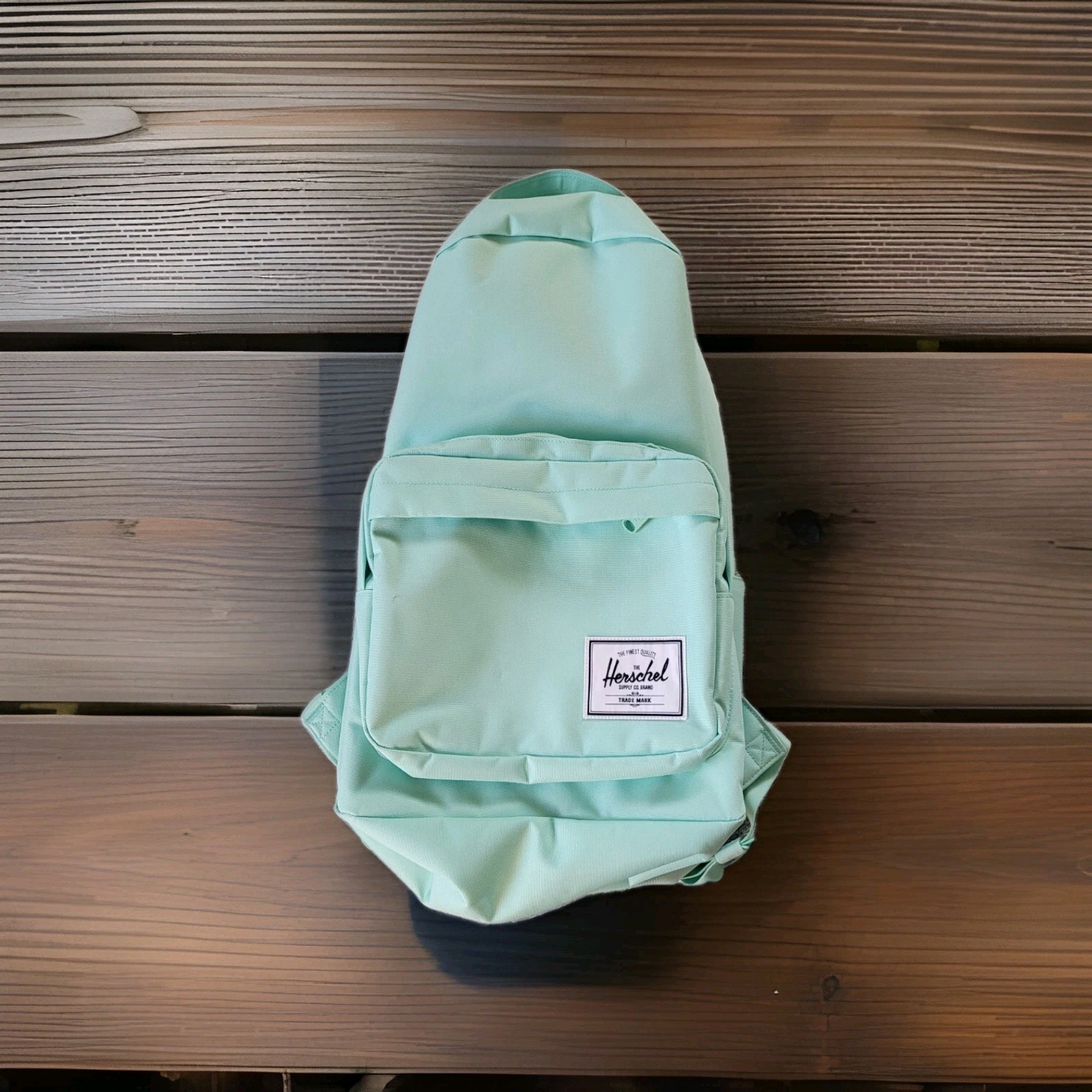 Herschel Supply Co Miller Backpack Aqua Green Padded Shoulder Straps Durable