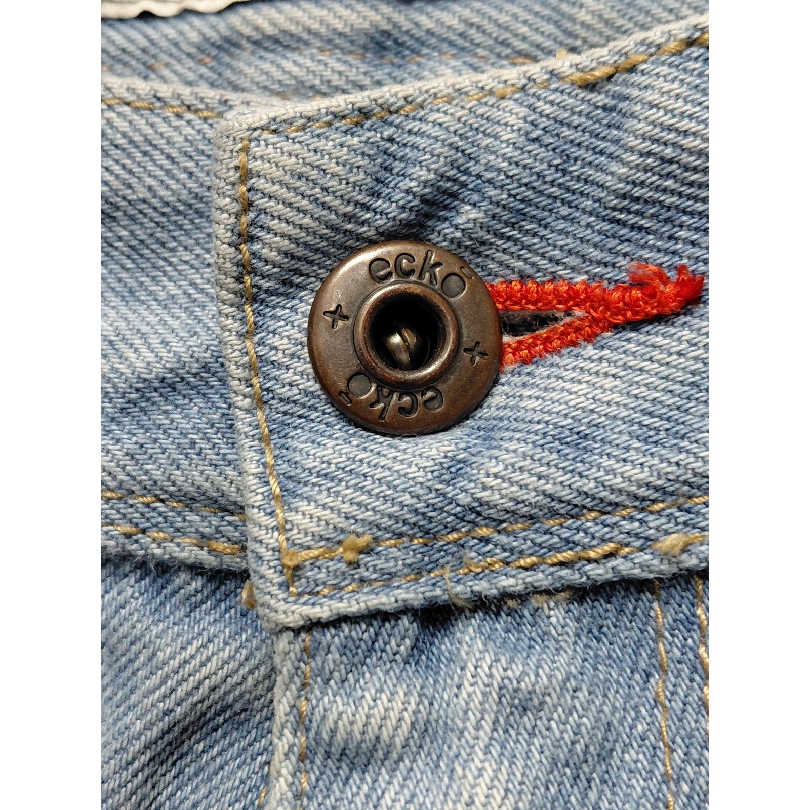 Ecko Unlimited Denim Jeans Light Wash Mid (10-12 in) Relaxed Men Size 34