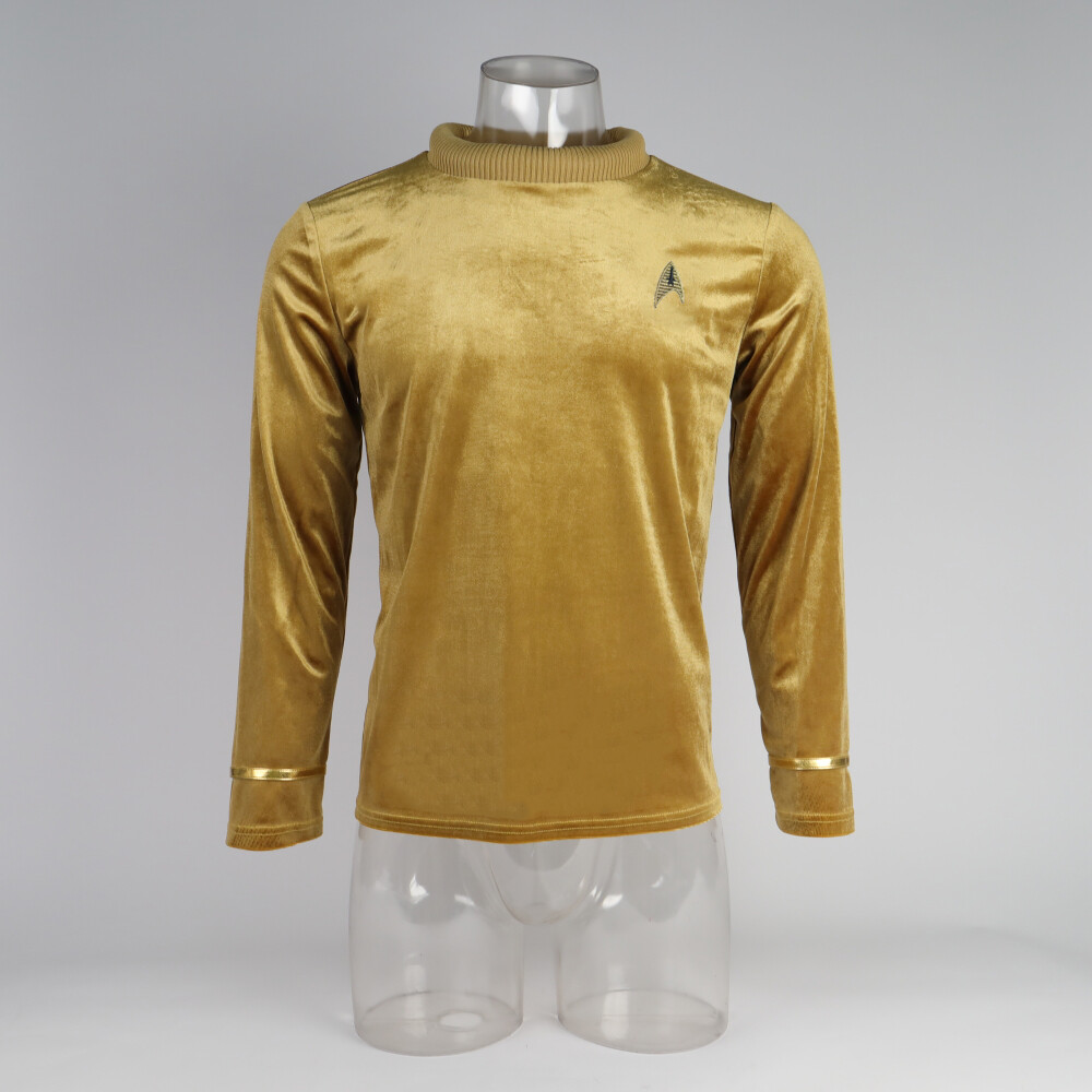 TOS Captain Pike Kirk Top Shirts The Original Series Cosplay Starfleet Uniforms