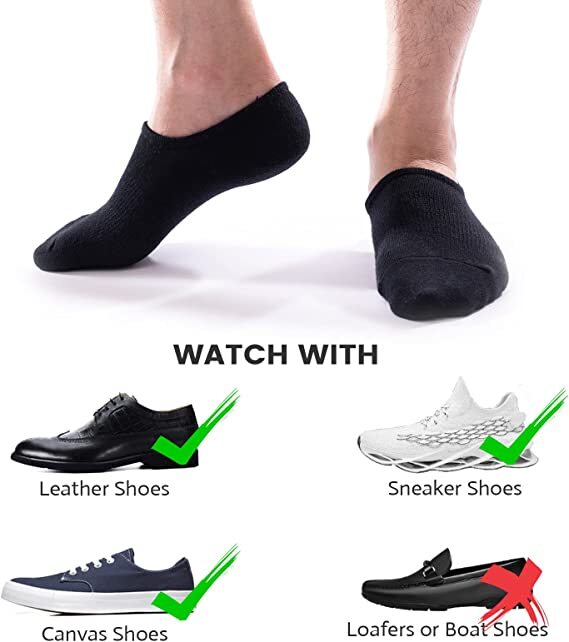 Lot 12 Pairs Mens No Show Socks Low Cut Anti-slid Casual Invisible Liner Socks