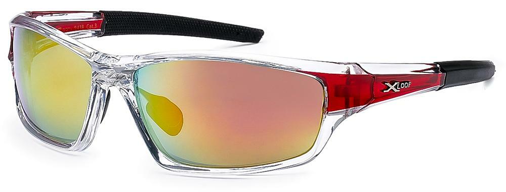 Mens Wrap Around Sunglasses Fashion Designer Rectangular Shades Sport Golf