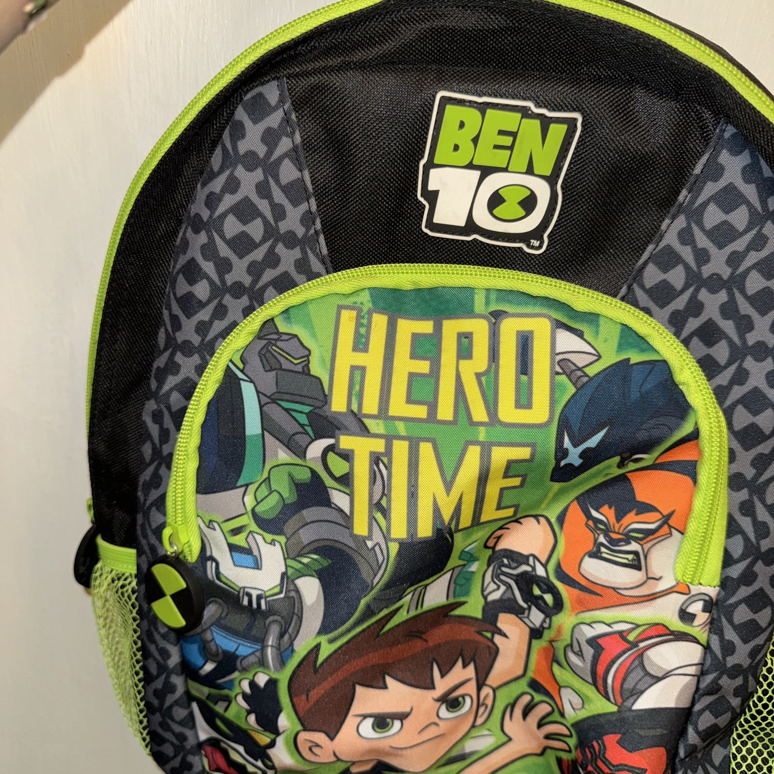 Ben 10 Cartoon Network Hero Time Kids School Backpack RARE!
