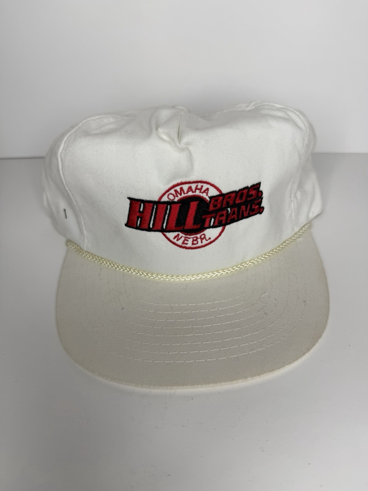 Hill Bros Trans Hat Embroidered SnapBack Vintage
