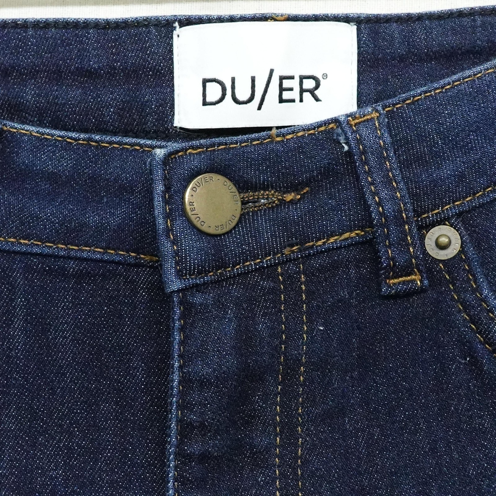 DUER Jeans Mens 28×30 Blue Performance Denim Stretch Organic Cotton Coolmax