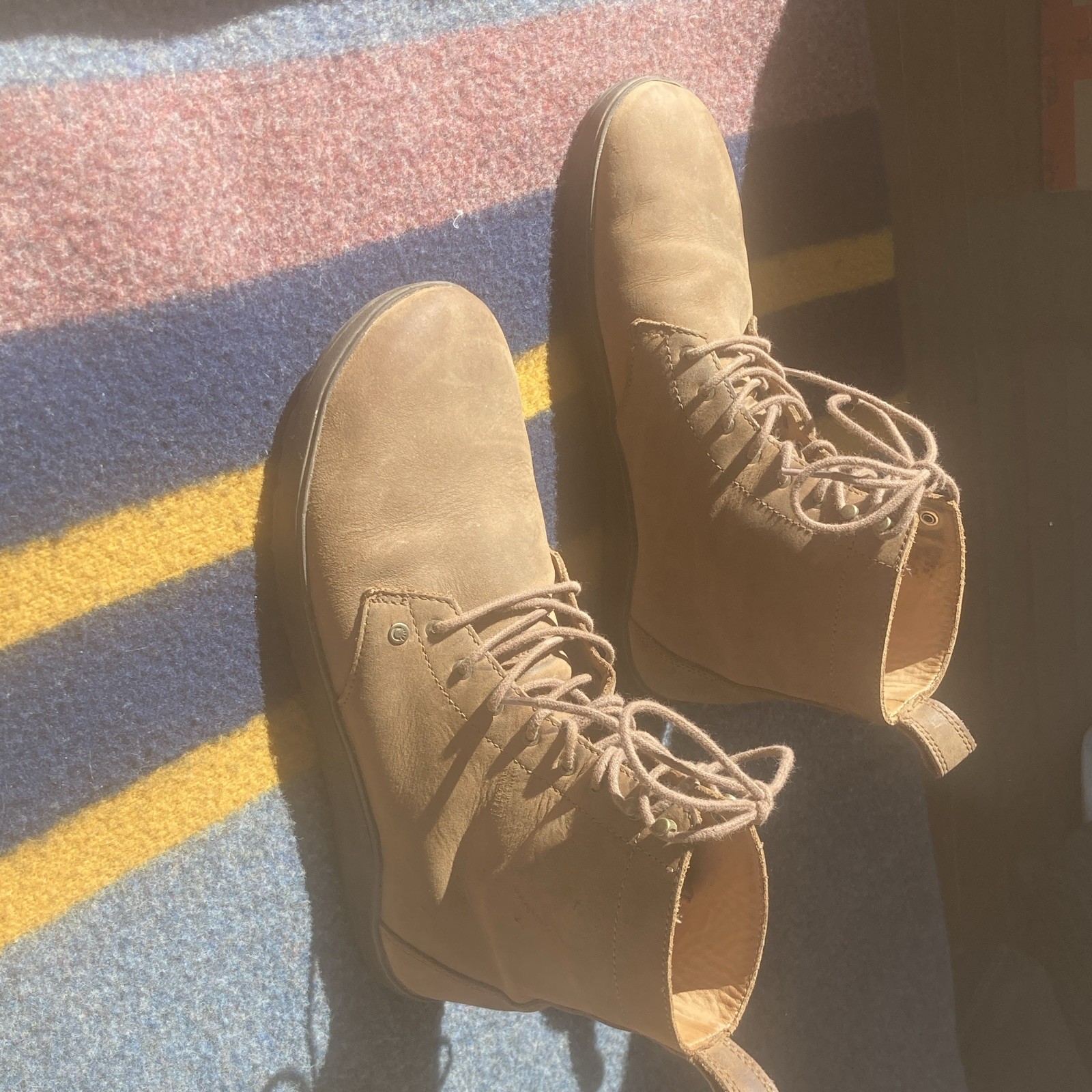 Xero Shoes Breckenridge Women’s Brown Suede Lace-Up Ankle Bootie US 10