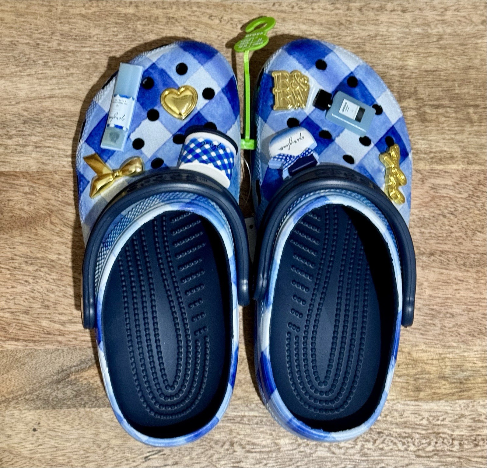 Limited Edition Bath & Body Works GINGHAM SCENTED Crocs Classic Clog W 8 / M 6