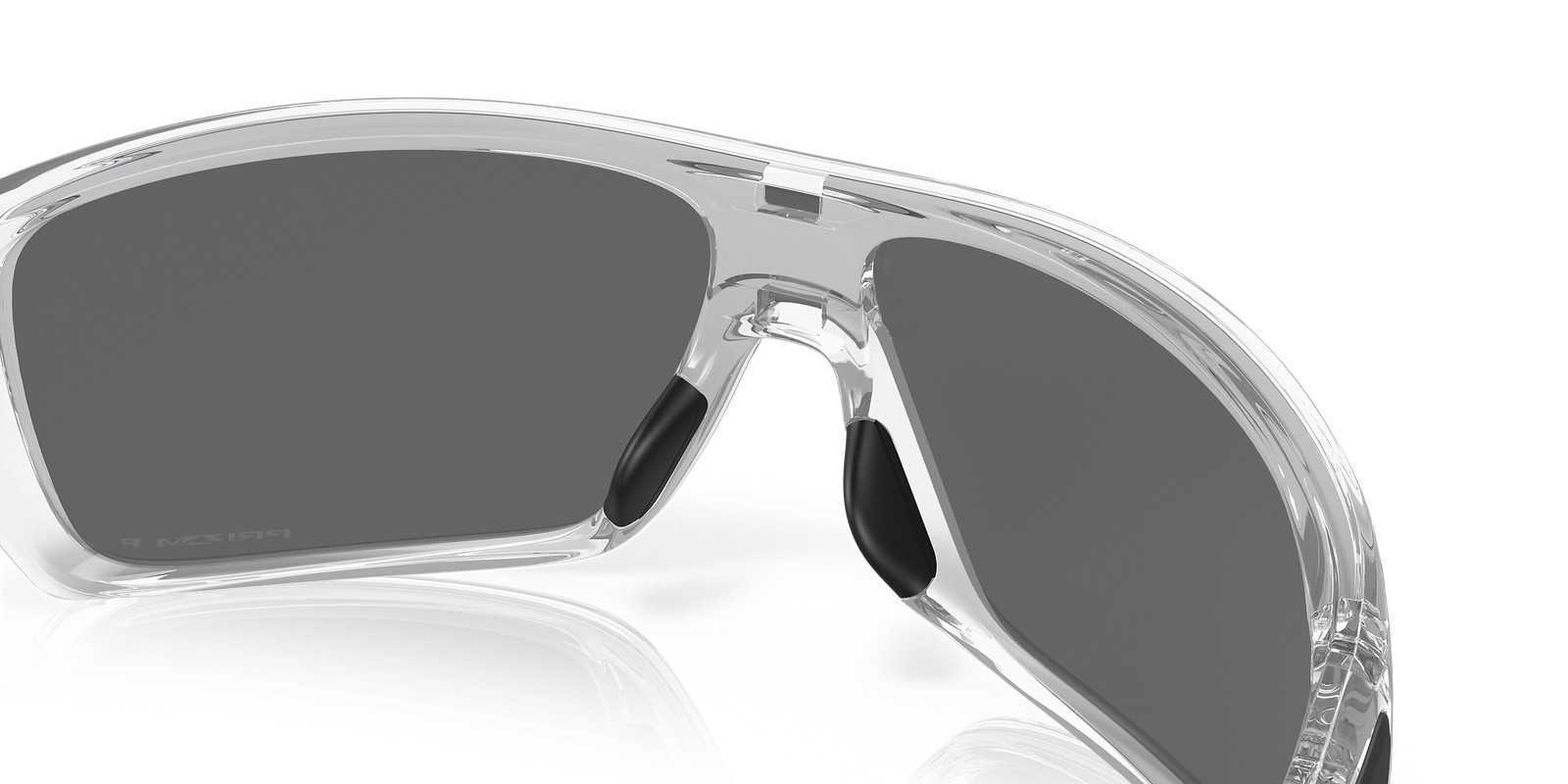 Oakley Turbine Rotor Polished Clear/Prizm Black Polarized Sunglasses OO9307-1632