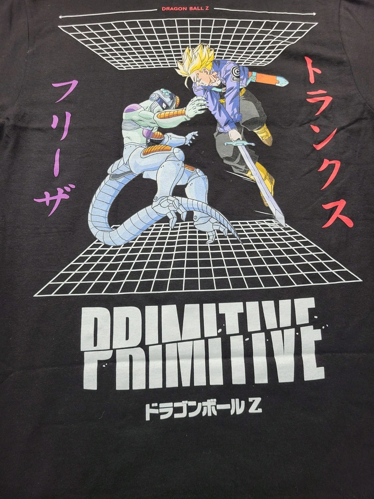 Dragon Ball Z Timeline Primitive Skatewear Black T-Shirt Men’s M Unisex NWT
