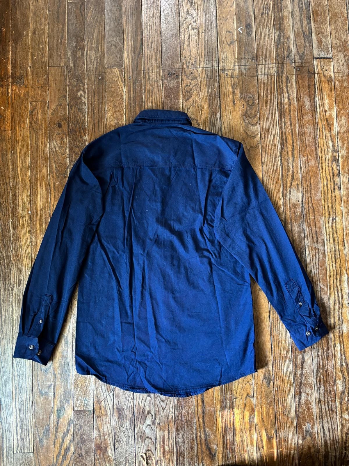 New Carhartt FR Flame Resistant Navy Blue Shirt CAT2 NFPA
