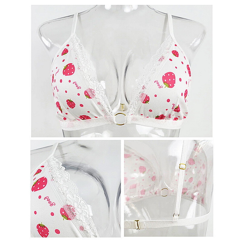 Womens Sexy Lace Ladies Underwear Lingerie Cute Pushup Bra Sets Thong Knickers