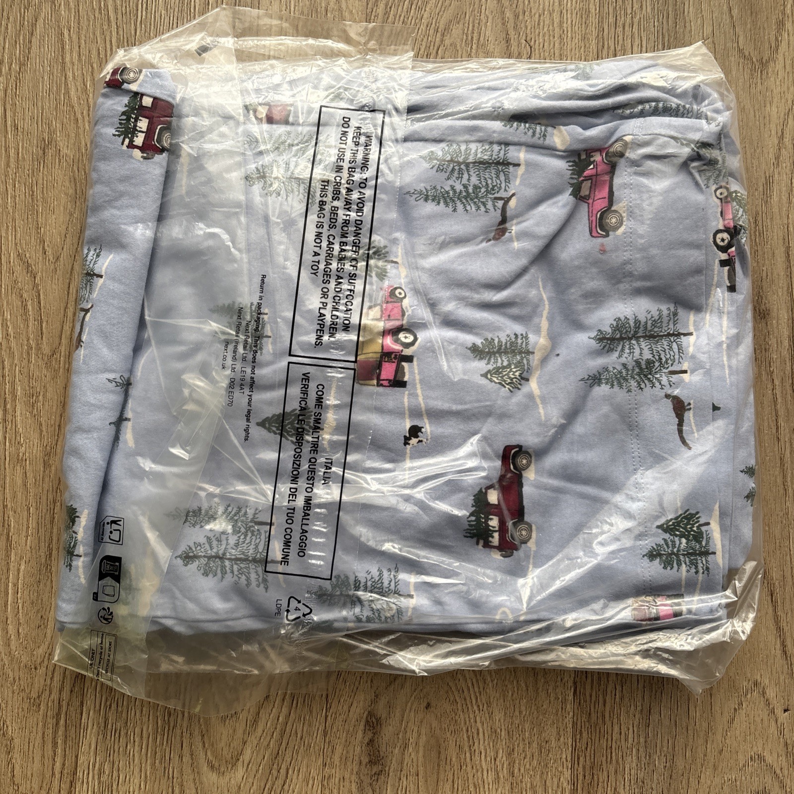 JOULES LYLA PJ 4×4 Blue Pyjamas Size M (UK12/14) BNWT RRP£42
