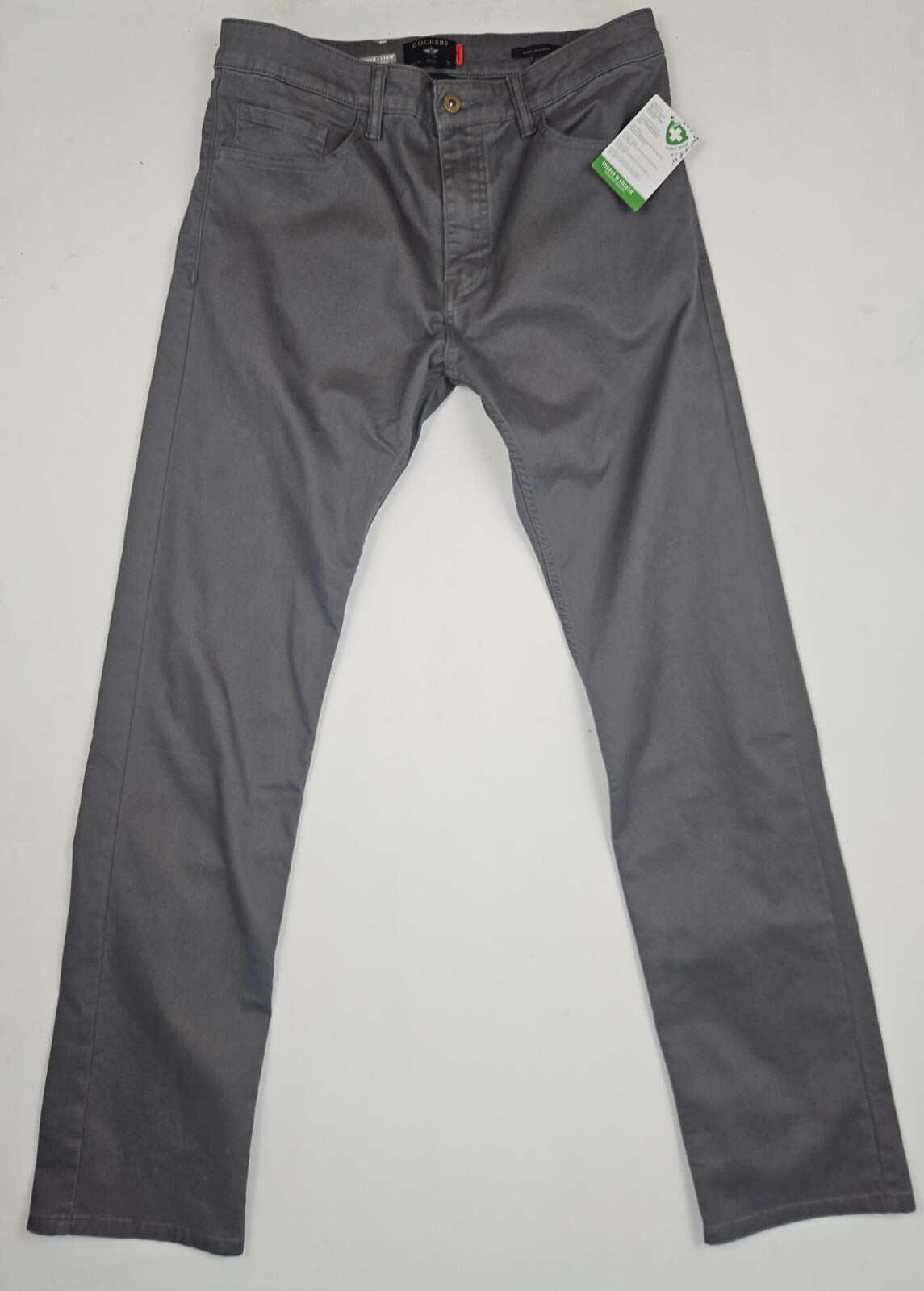Dockers Insect Shield Mens Burma Gray Straight Jean-Cut Pants Size 32X33 – NEW