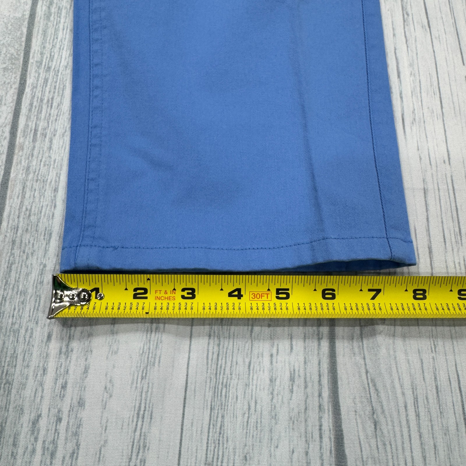 NWT Footjoy Cotton Twill 5 Pocket Pants Lagoon Blue 36×32 Golf Mens FJ $125