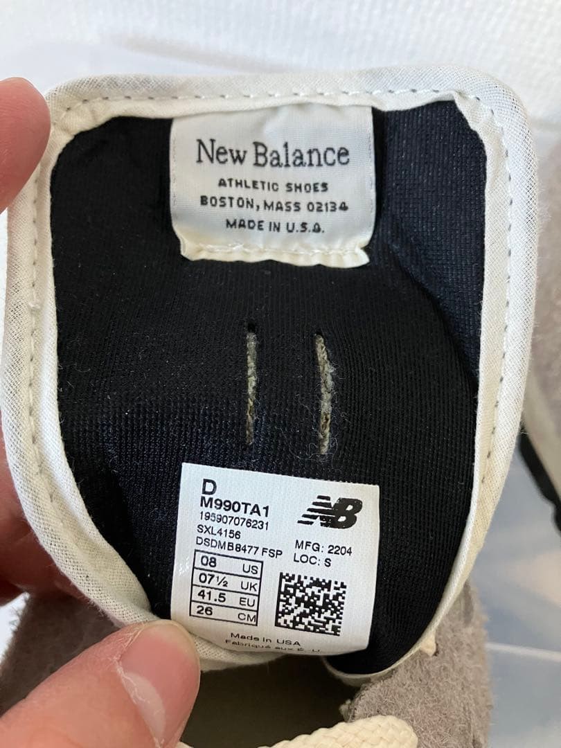 New Balance M990TA1 26cm Made in USA #QY564J