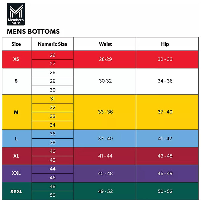 Member’s Mark Men’s Straight Fit Premium Stretch Denim Jeans