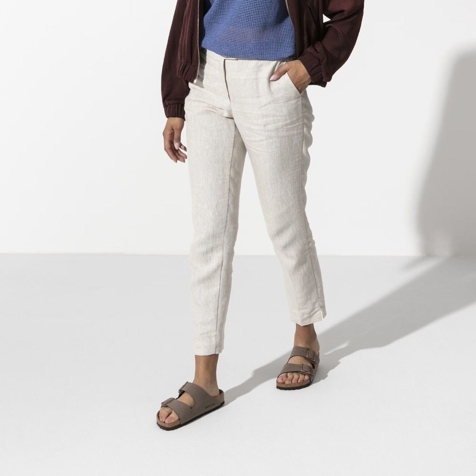 Birkenstock Arizona Birkibuc Sandals Mocha Select size