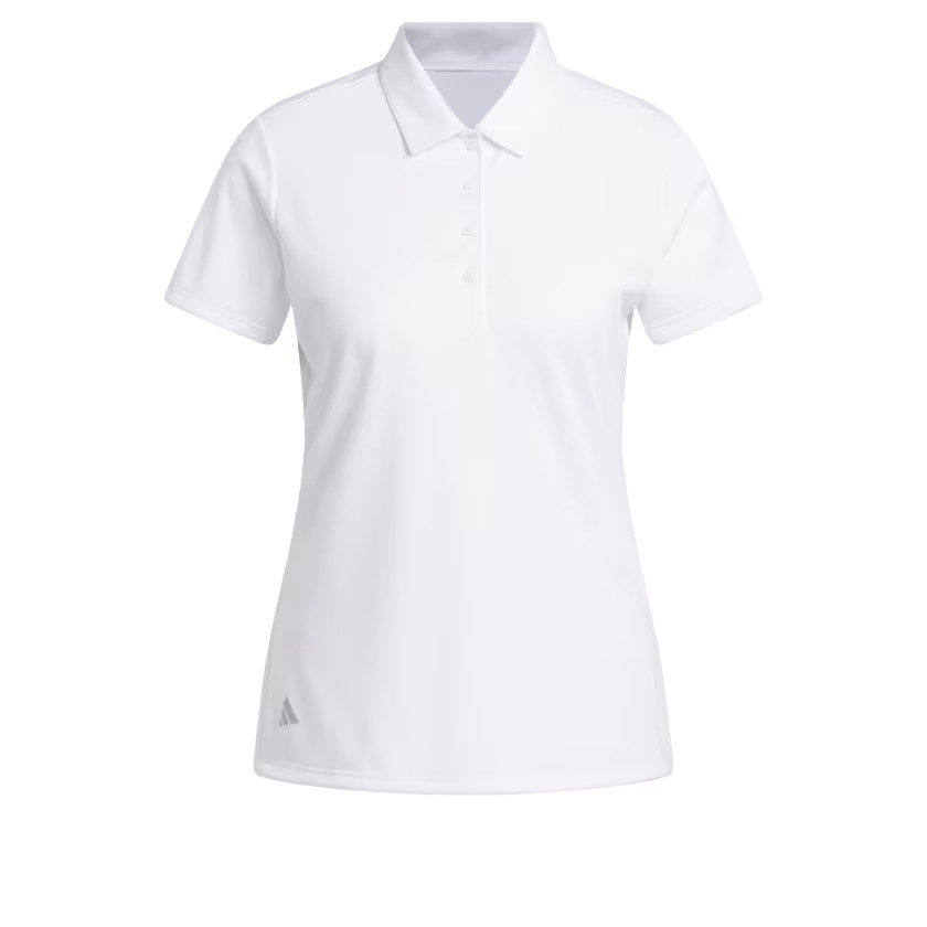 adidas women Women’s Solid Performance Short Sleeve Polo Shirt