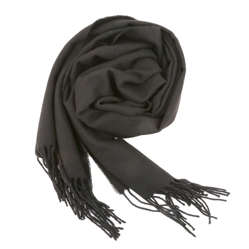 Brand Wool Scarves Winter Soft Warm Cashmere Shawl Thickened Long Tassel Shaw…
