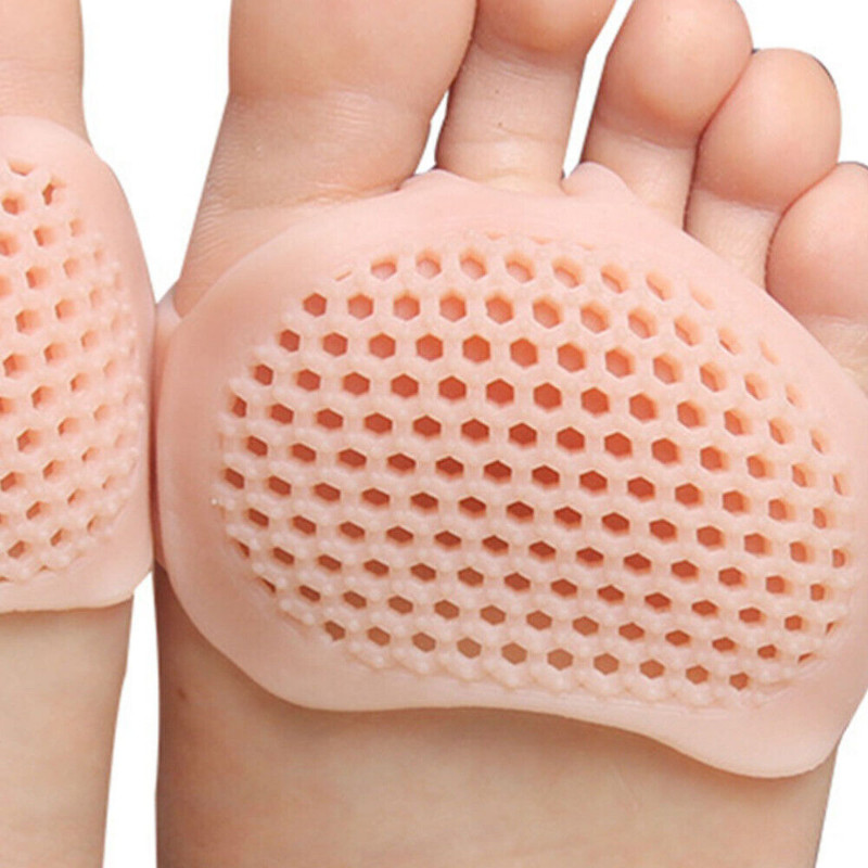 Silicone Ball of Foot Gel Pads Forefoot Metatarsal Stress Pain Relief Cushion
