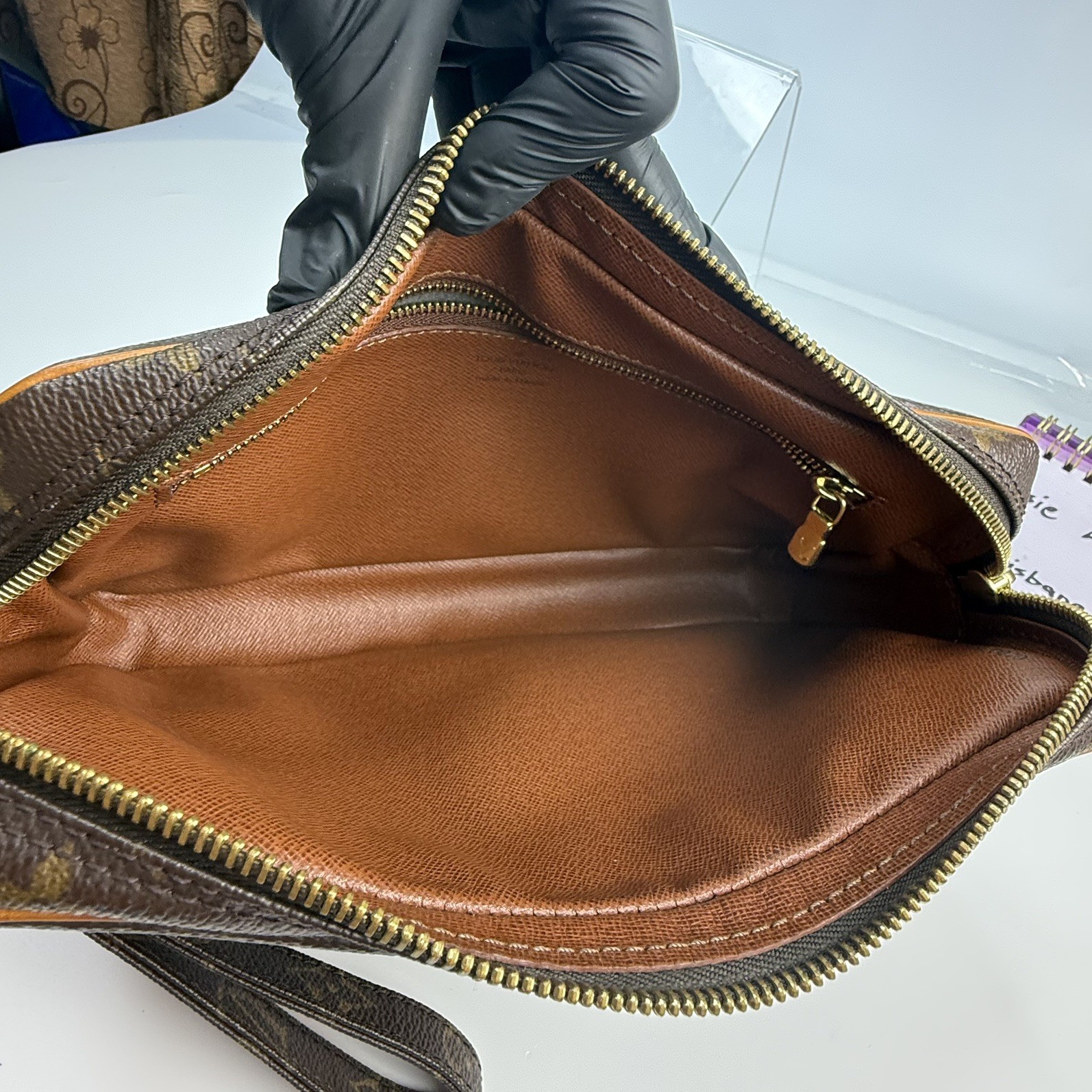 LOUIS VUITTON Marly Dragonne GM Handbag/Clutch Vintage Monogram Authentic