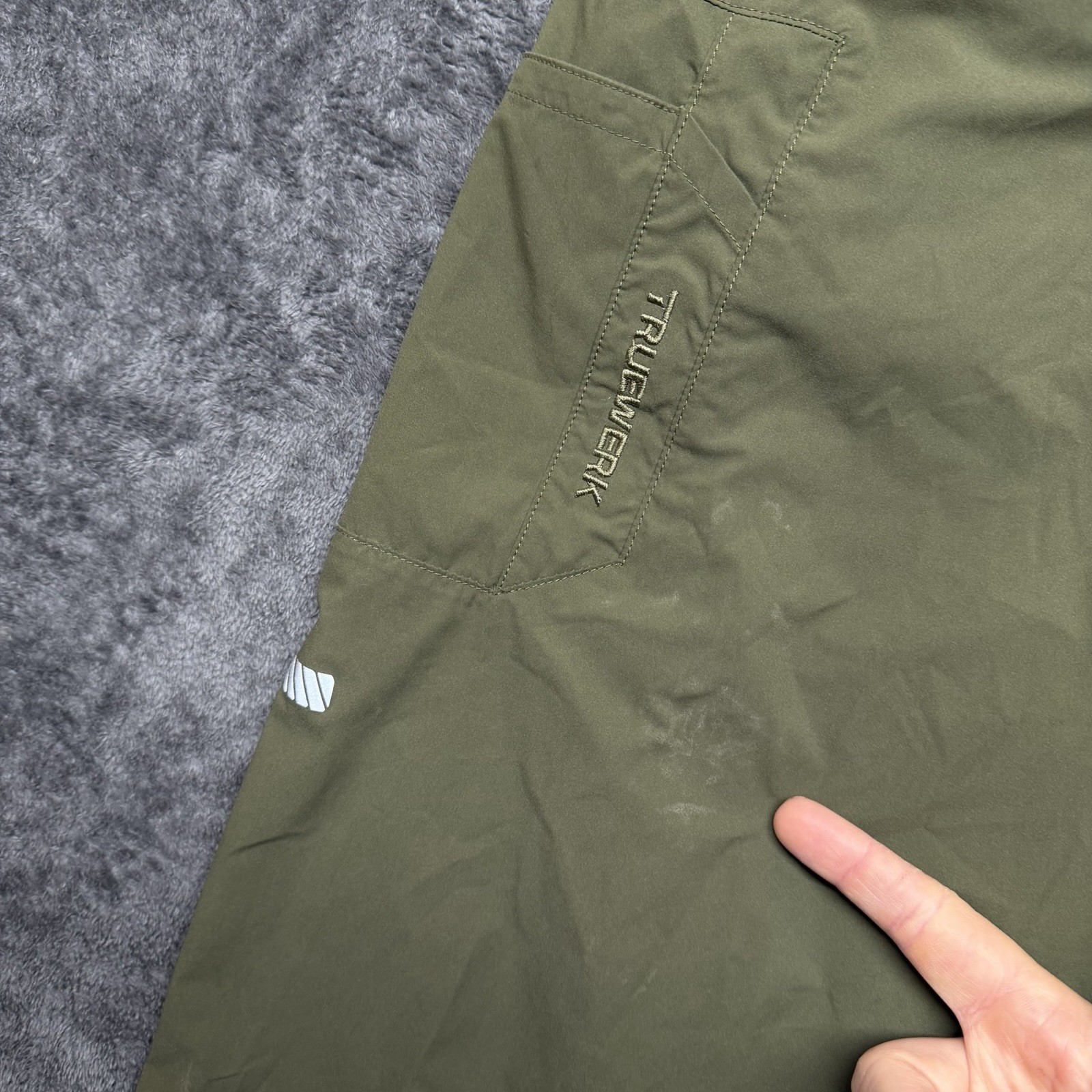 Truewerk Cloud Pants Men XL Green Workwear Utility Outdoor Performance