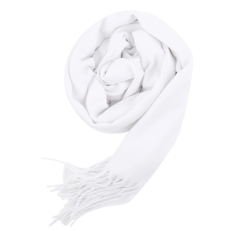 Wool Scarves Winter Soft Warm Cashmere Shawl Thickened Long Tassel Shawl Warm Sc