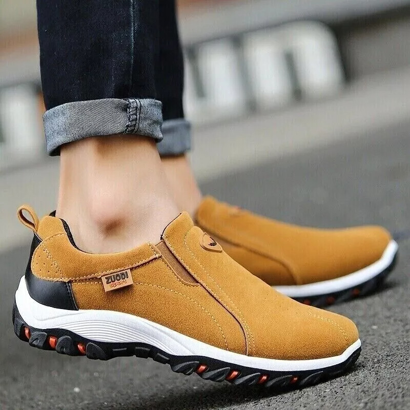 Men’s Loafer Slip On Athletic Shoes Casual Walking Sneakers Outdoor Sports