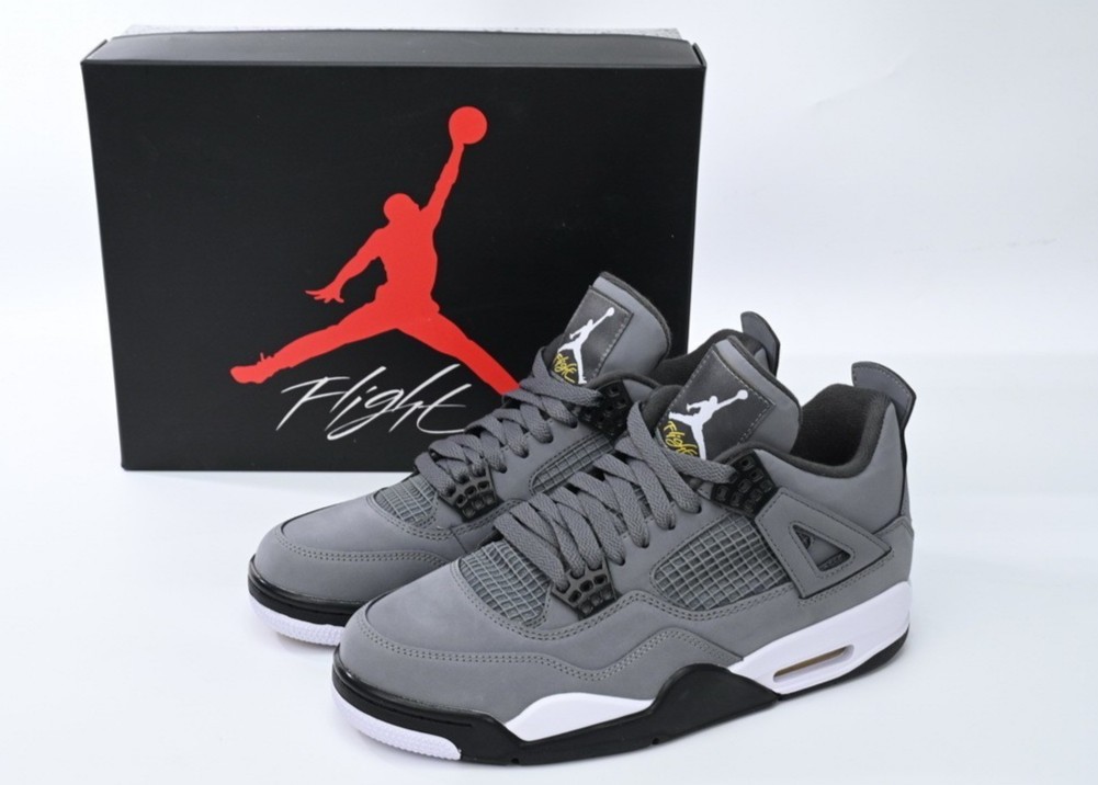 Jordan 4 “Cool Grey” Retro Basketball Shoes Men’s Mid Top