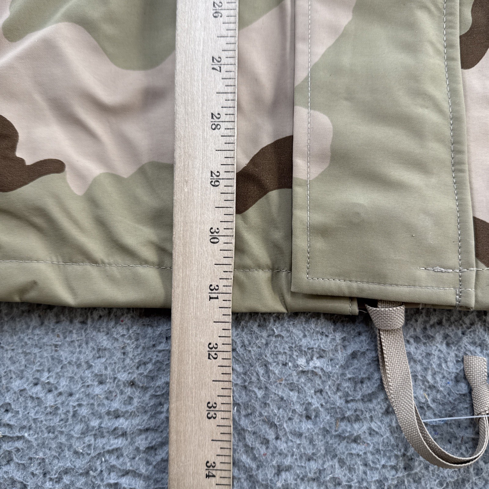 US Military Jacket Mens Desert Cold Weather Parka XL Long NEW WI Challenge Logo