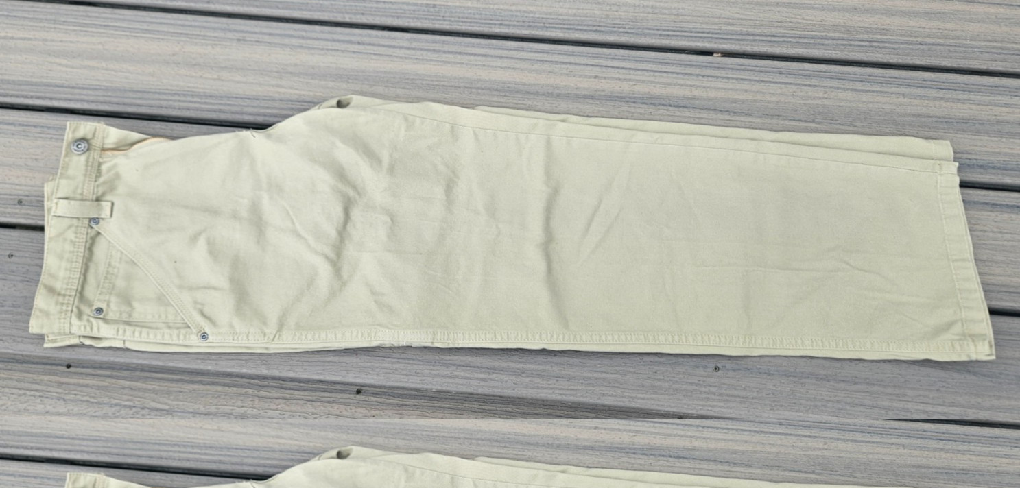 WRANGLER LIGHT KHAKI PANTS CARPENTER JEANS 94HYWCA 29×30 100% COTTON