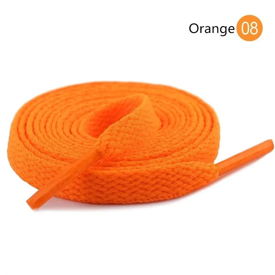 1 Pair Flat Shoelaces Replacement Shoe Laces for Sneakers Casual Sports Shoes