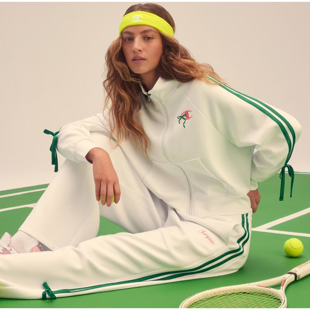 Champion Women’s In the Stands Full Zip Top – White L