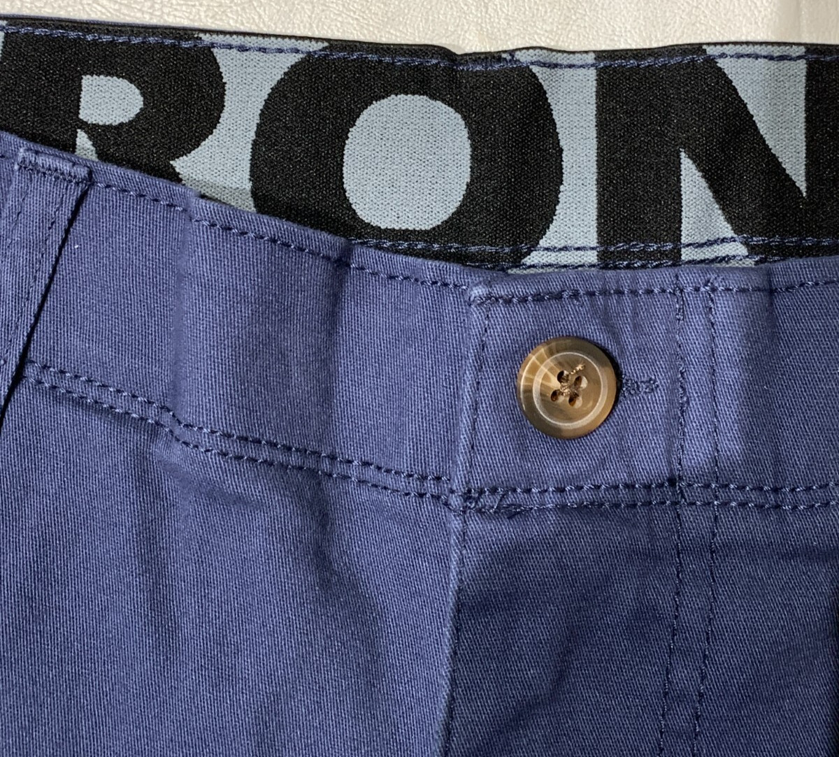 IRON CO. Men’s Stretch Fabric Flex Waist Flat Front Shorts LAKE Color All Size