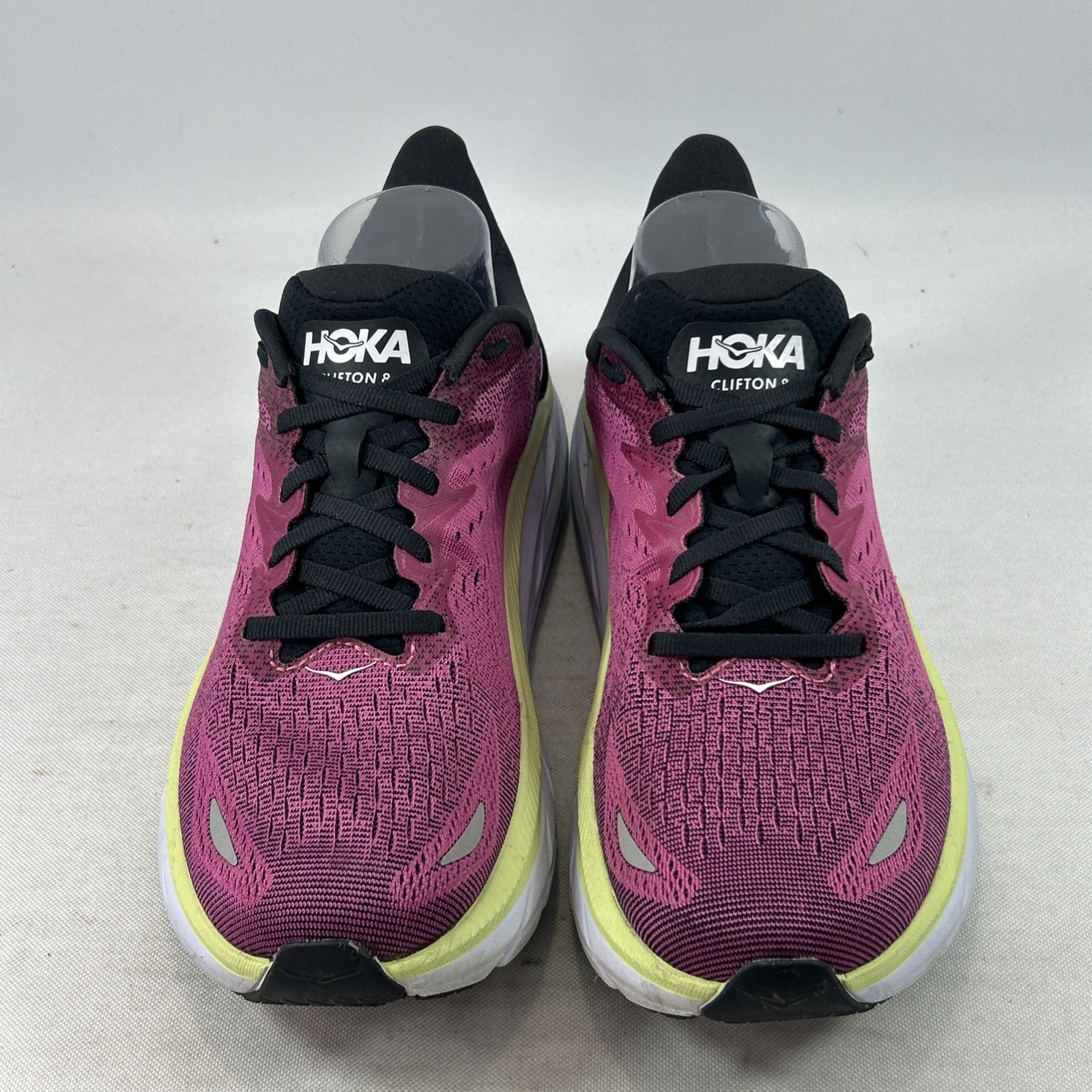 Hoka One One Clifton 8 Running Shoes Women’s Size 8.5B Ibis Rose Pink Sneakers