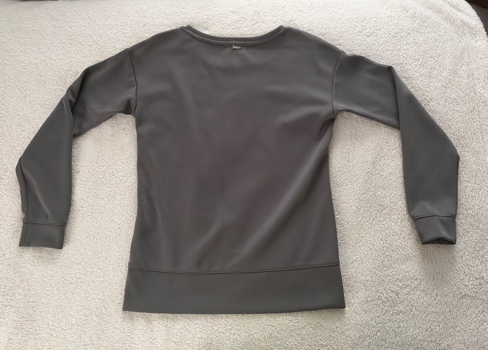 Juicy Couture “I Woke Up Like This” sequin sweatshirt polyester-spandex blend Sm