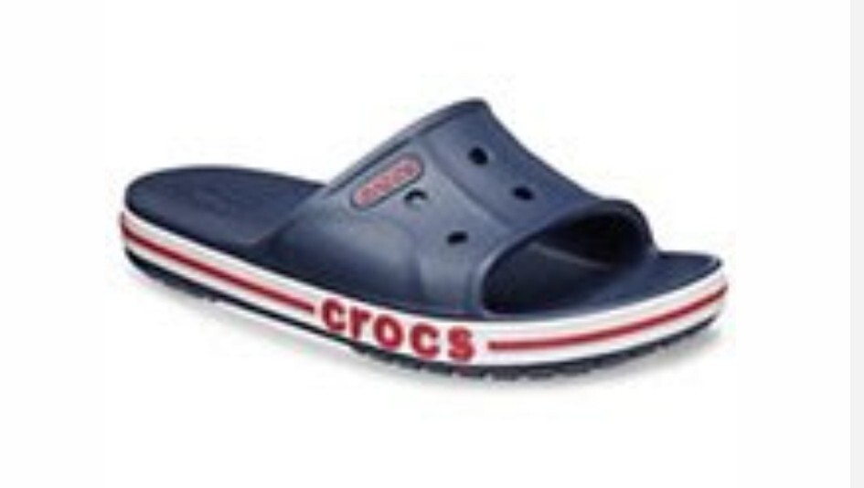 GUC Size M6 W8 Bayaband Slide Crocs sandals Navy Pepper