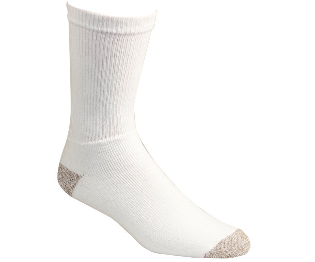 Fox River Socks, Fox River Work Value Pack Crew, Fox River 6527, 3 pair, white