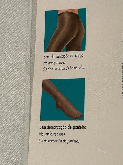 Lupo Loba Womens Microfiber Opaque Tights M 60 Denier Brown Red Green 5825-01