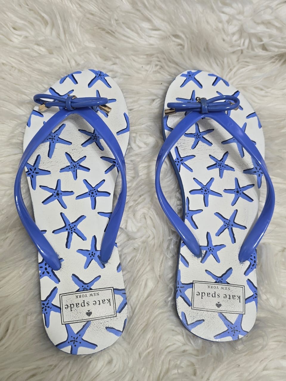 kate spade new york Flip Flop Low (1-1.9 in) Heel Height Sandals for Women Sz 7M