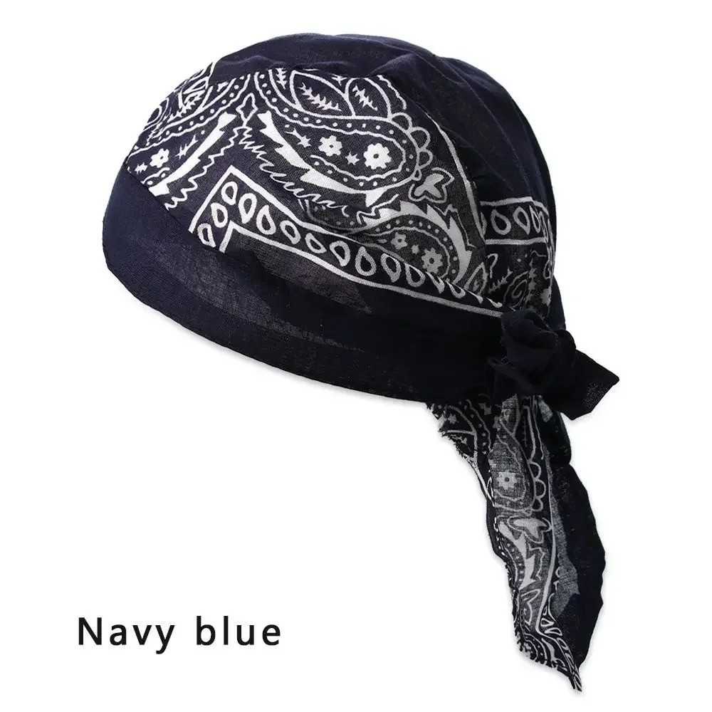 Elastic Motorcycle Wrap Biker Du Bandana Paisley Doo Rag Head Skull Cap Durag US