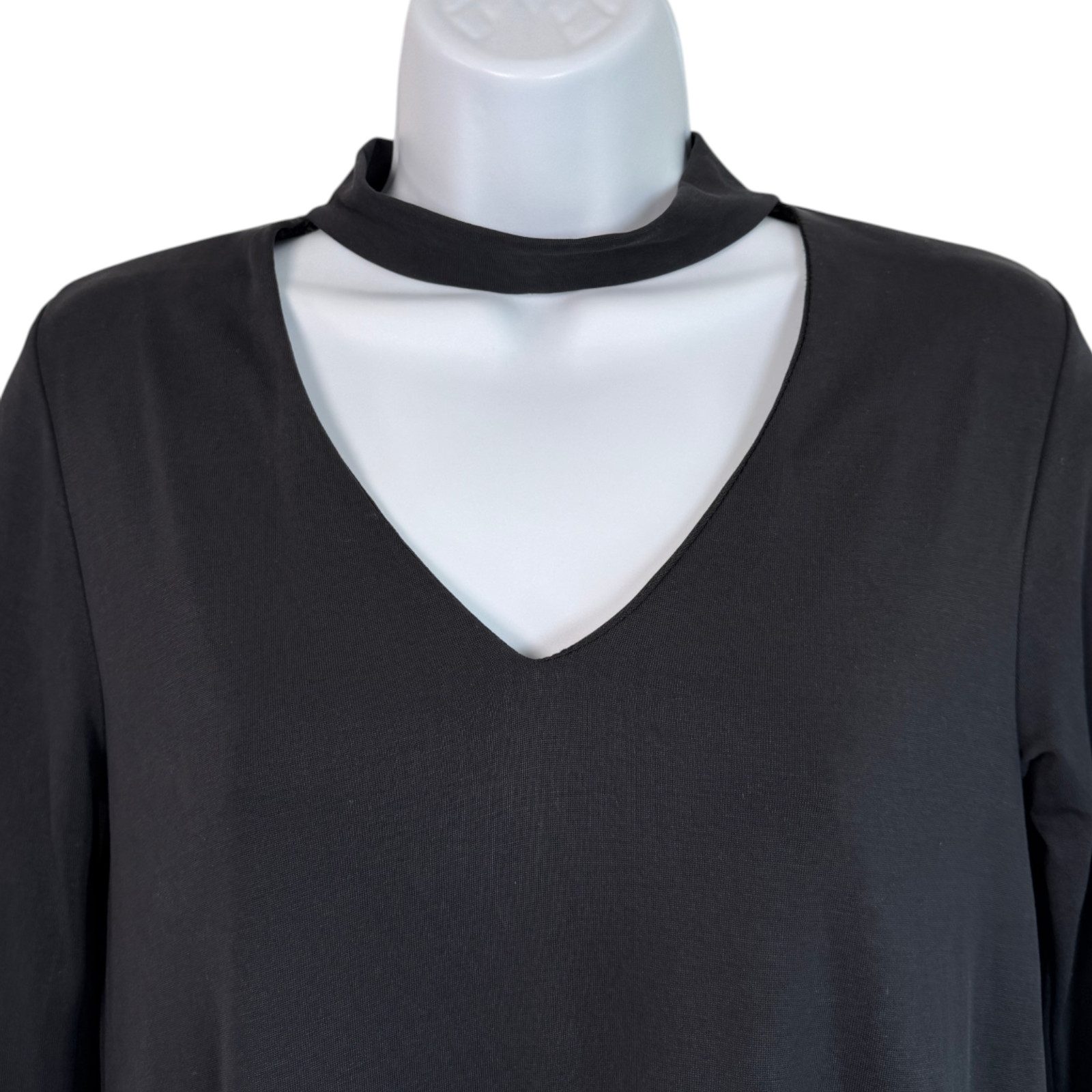 Standard People’s Project LA Choker Swing Mini Knit Dress Sz S Black Minimalist