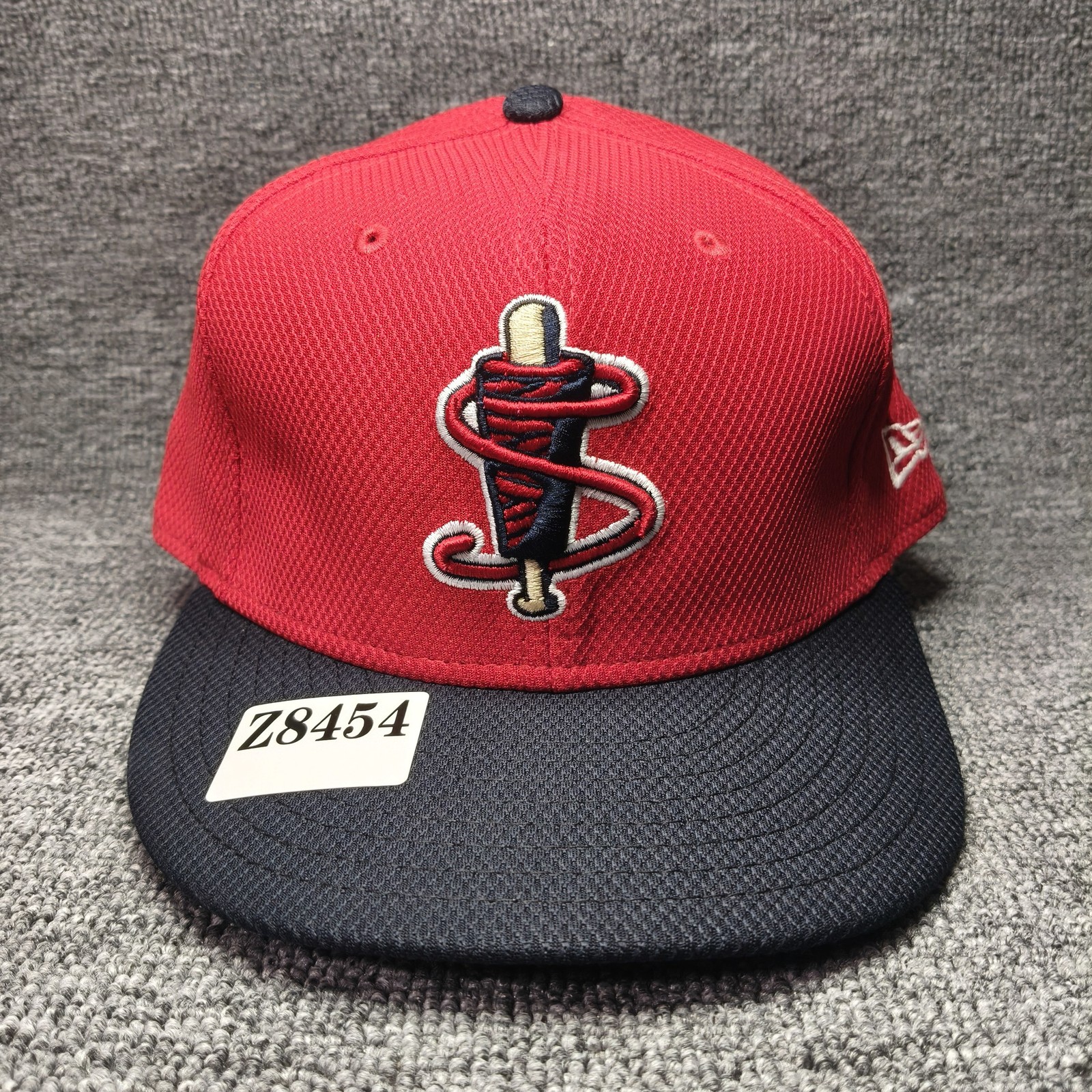 New Era Minor League Baseball 59FIFTY Fitted Red Black Hat 7 1 2