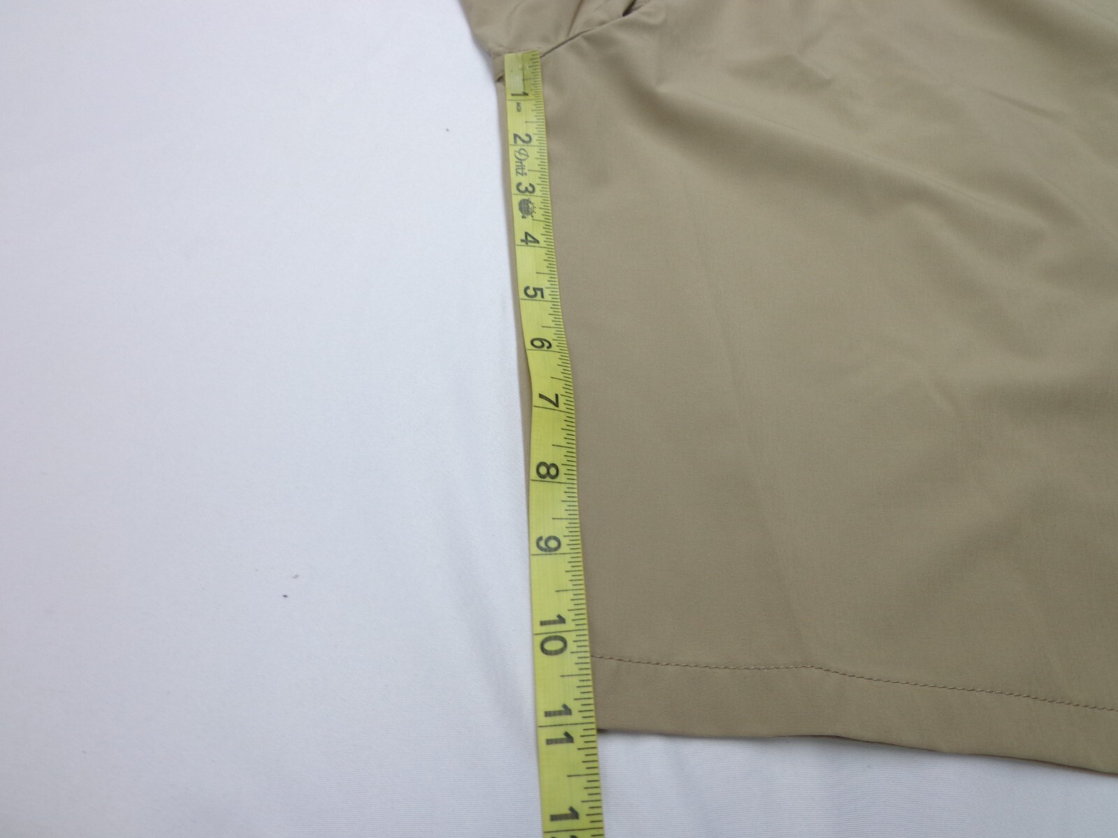 Iron Co Stretch Performance Hybrid Cargo Shorts Khaki Tan Size 38
