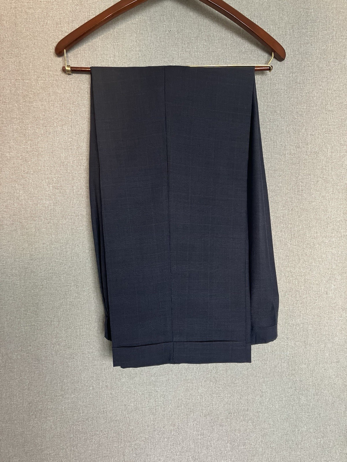 Hart Schaffner Marx Gold Trumpeter Wool Suit 41 Long / 34×30 USA Made Pleated