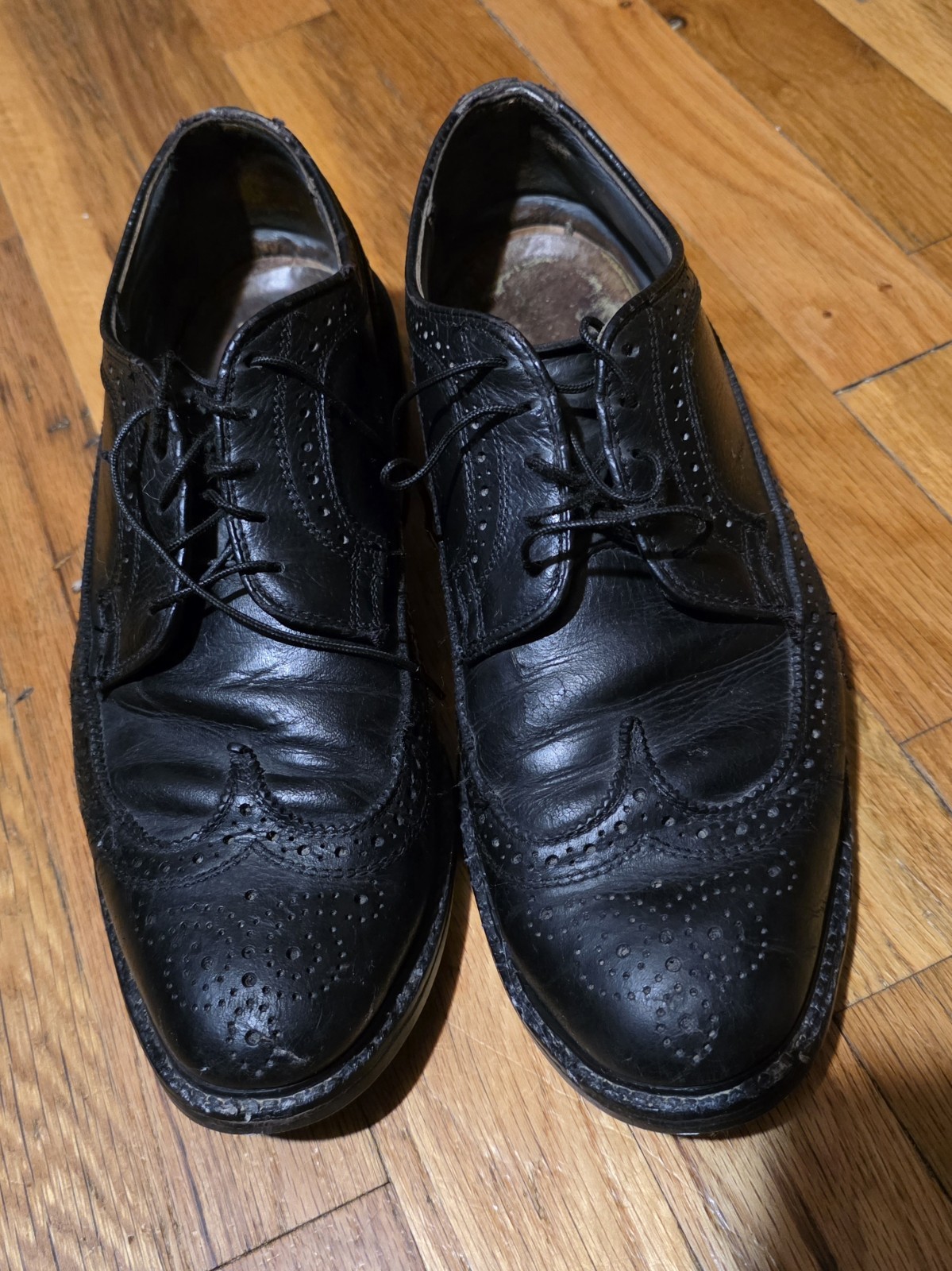 Vintage Dexter Pebble Grain Longwings Size 13