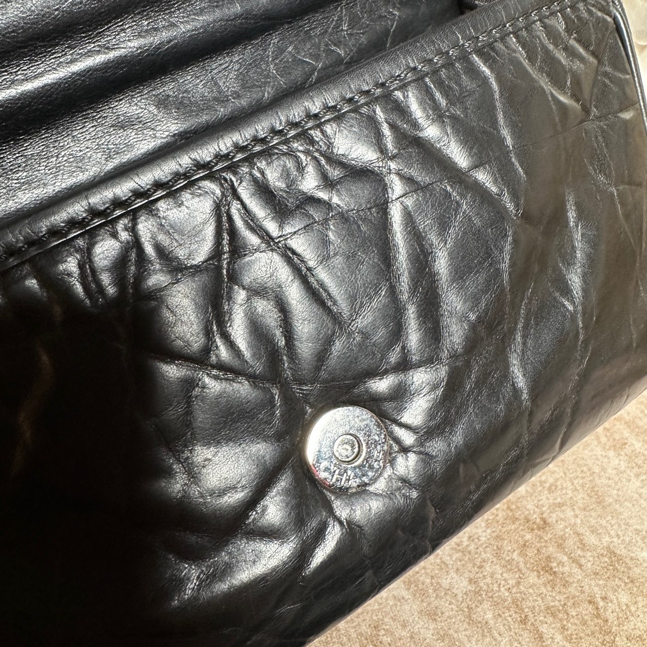 Chanel Pre-Owned Authentic Luxury Handbag Silver Free Tracked Shipping