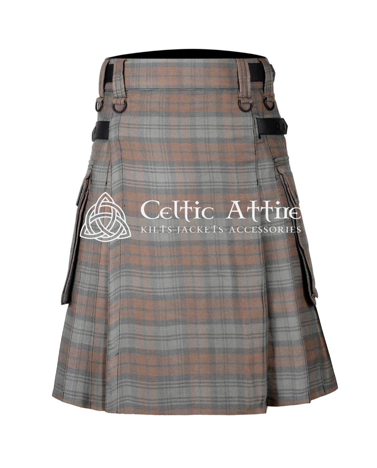 Black Watch Tartan Kilt – 8 Yards – Utility – Hybrid Kilts by Celtic Attire