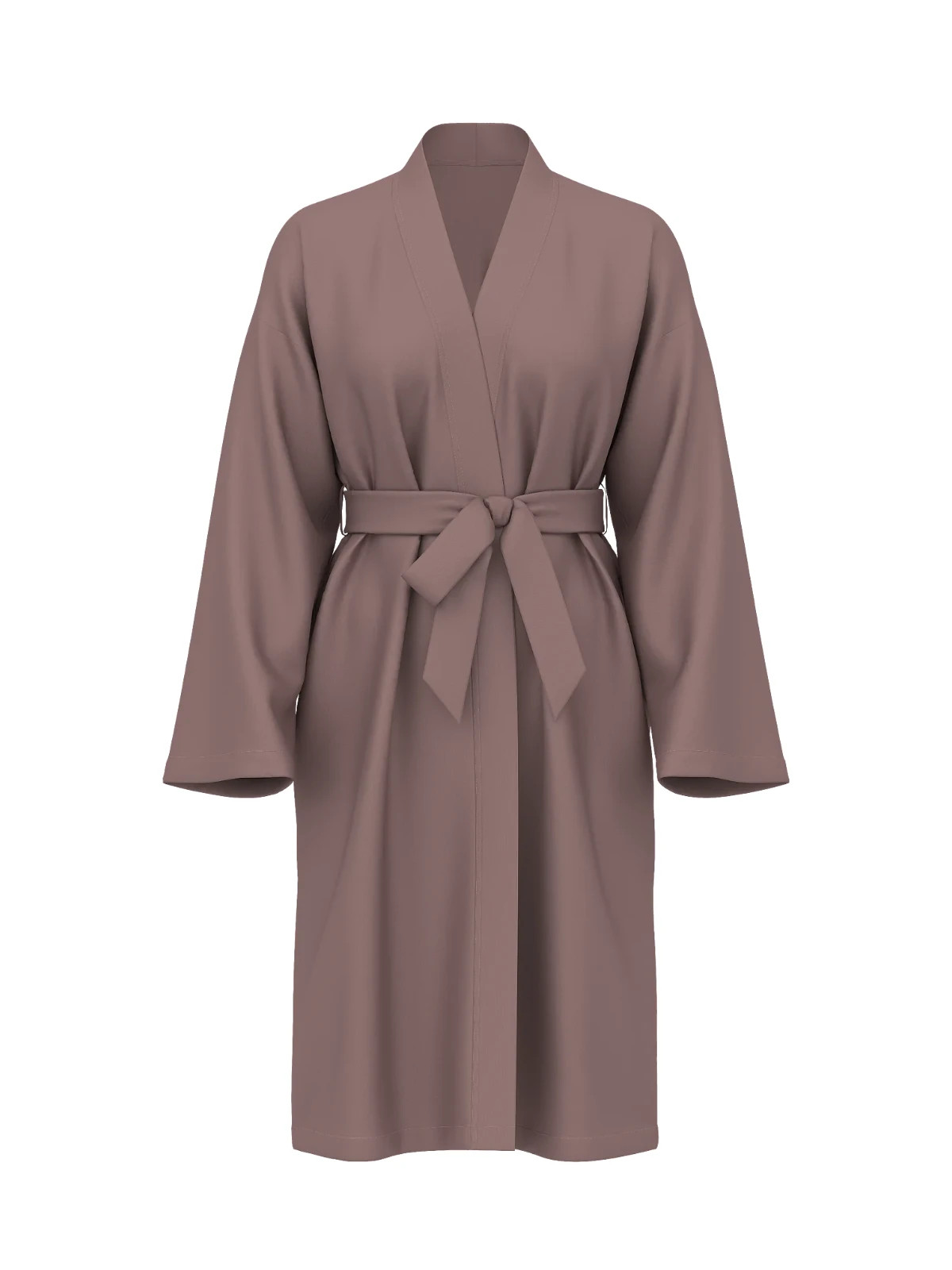 VICTORIA’S SECRET Satin Midi Robe Cloudy Grey Size M/L $69.95 New With Tags