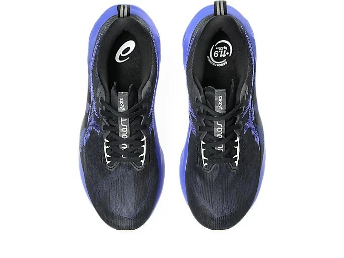 ASICS NOVABLAST 5 “WIDE” 1011B975 004 Black Cobalt Burst Running Shoes