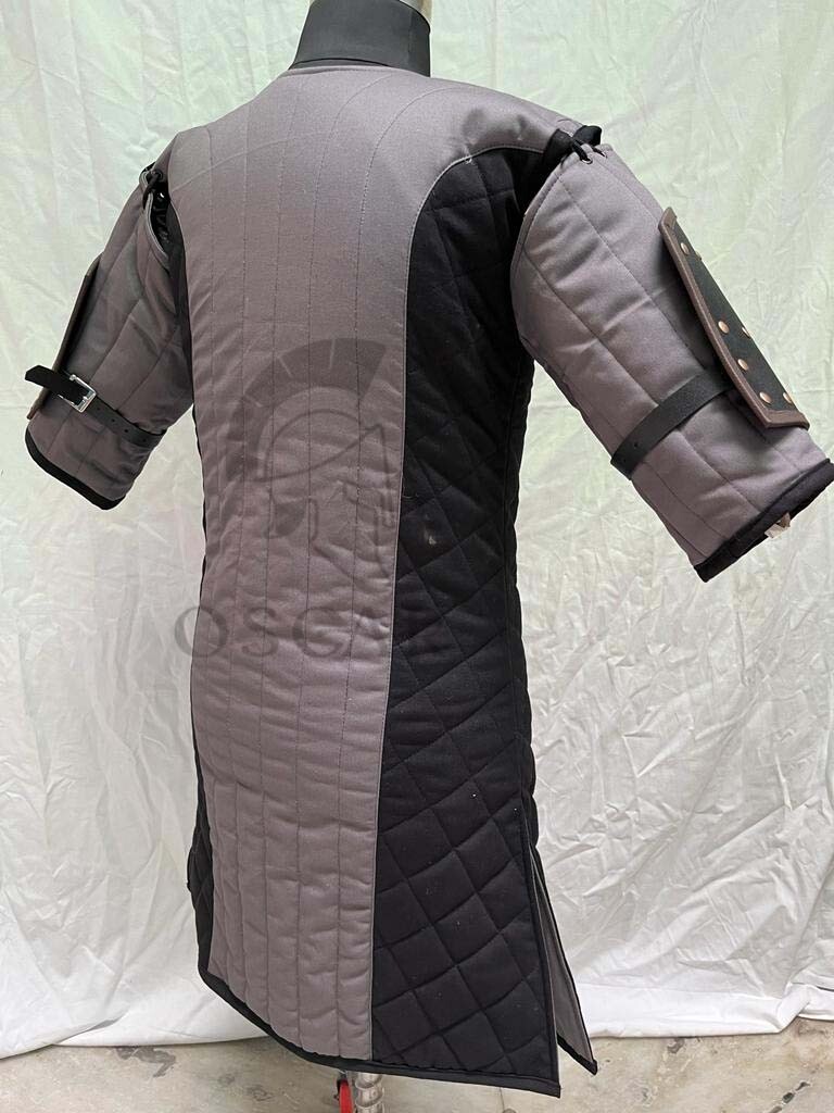 MEDIEVAL GAMBESON ARMOR Costume Gambeson Free Leather Arm | Reenactment Roman